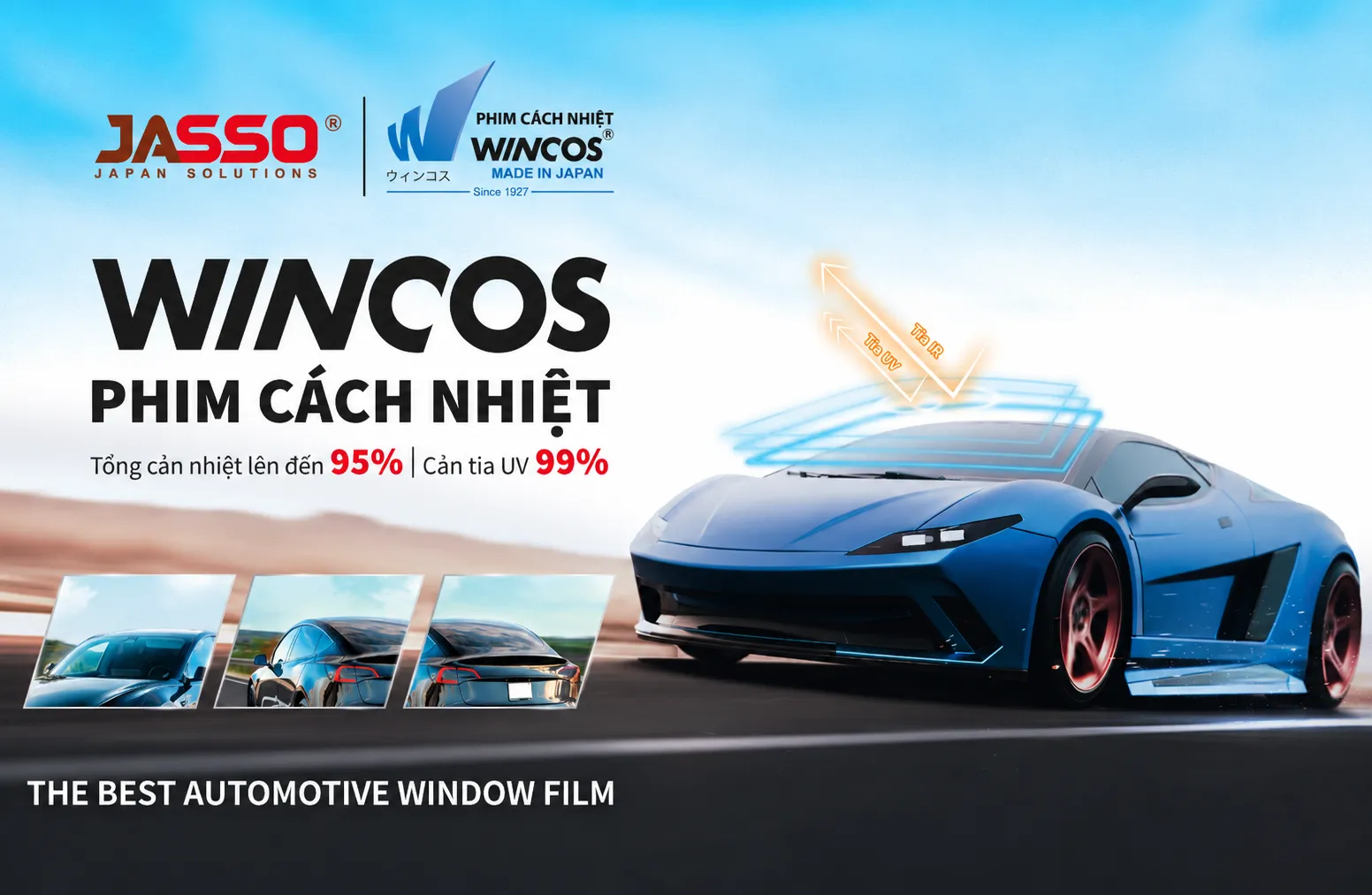 WINCOS - PHIM CÁCH NHIỆT CAO CẤP MADE IN JAPAN